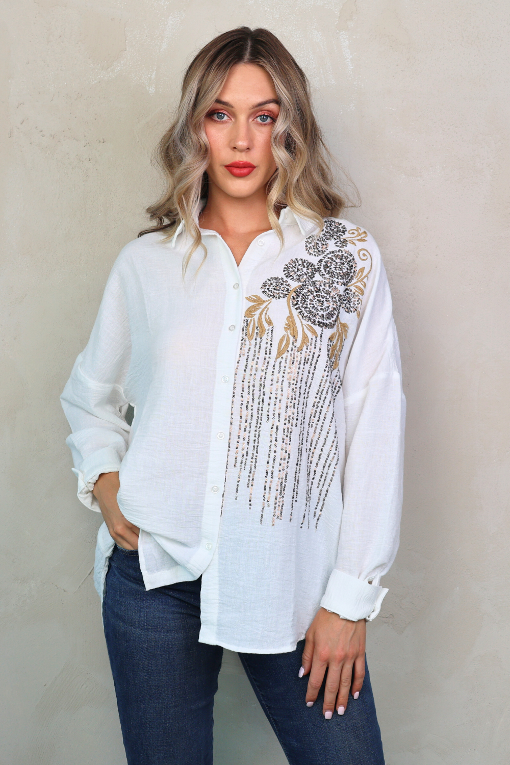 Sparkle & Bloom Blouse