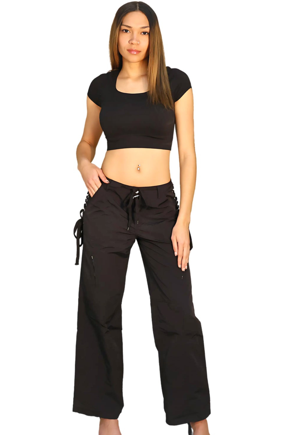 Sideline Lace-Up Pants