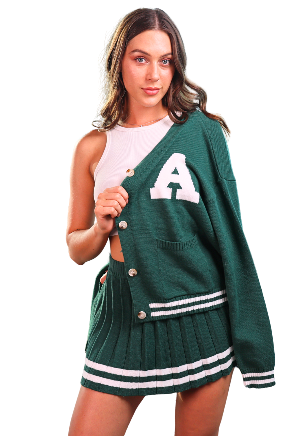 Forest Green Varsity Set