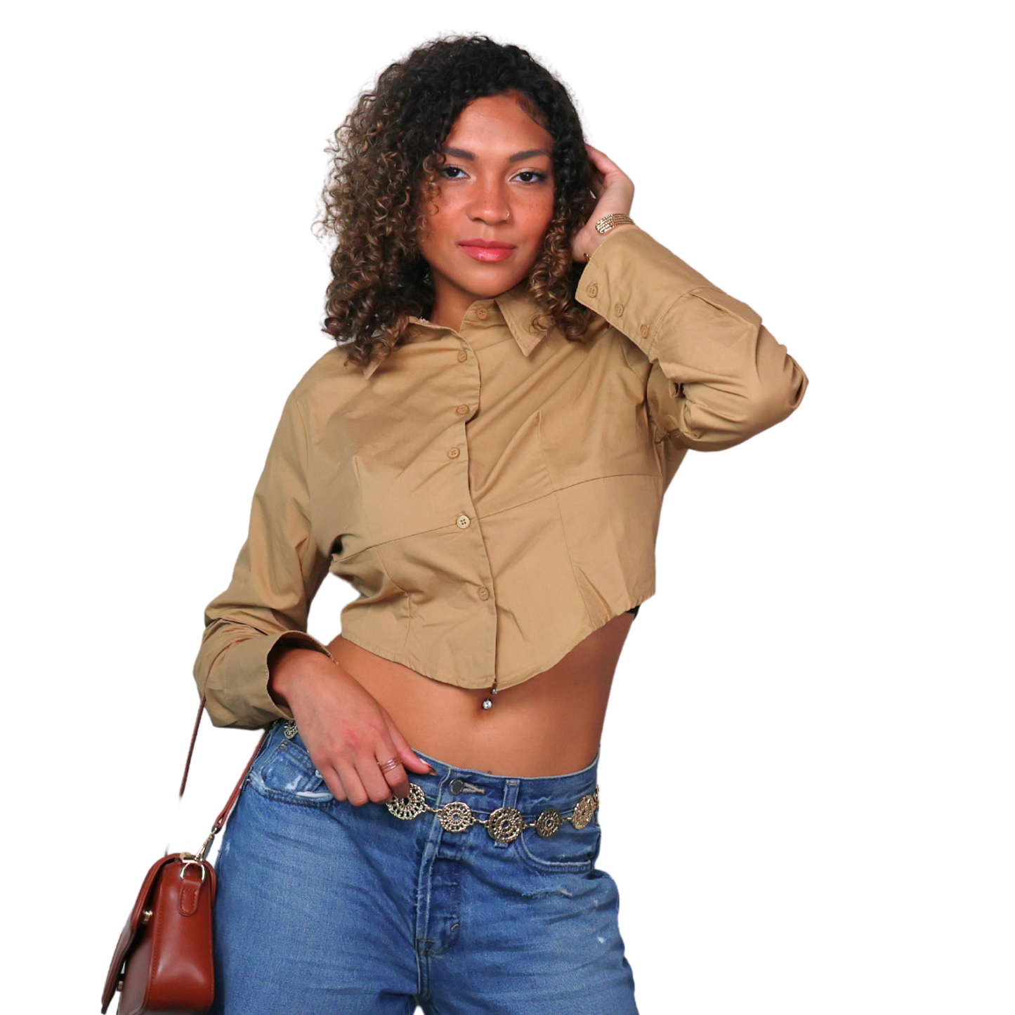 Sahara Cropped Blouse