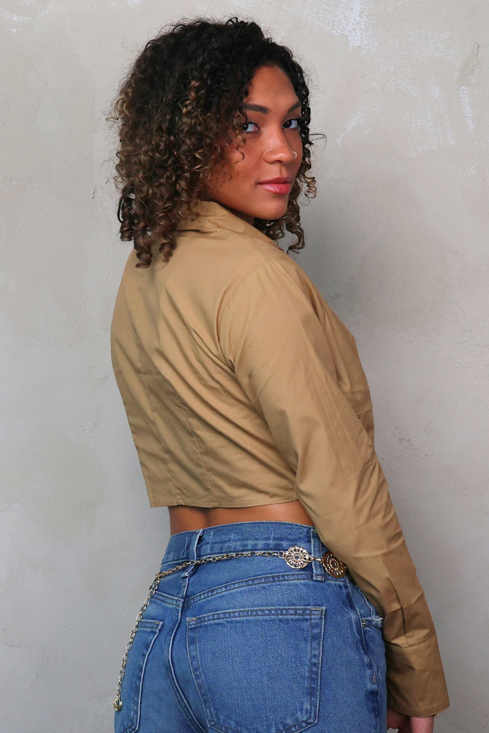 Sahara Cropped Blouse