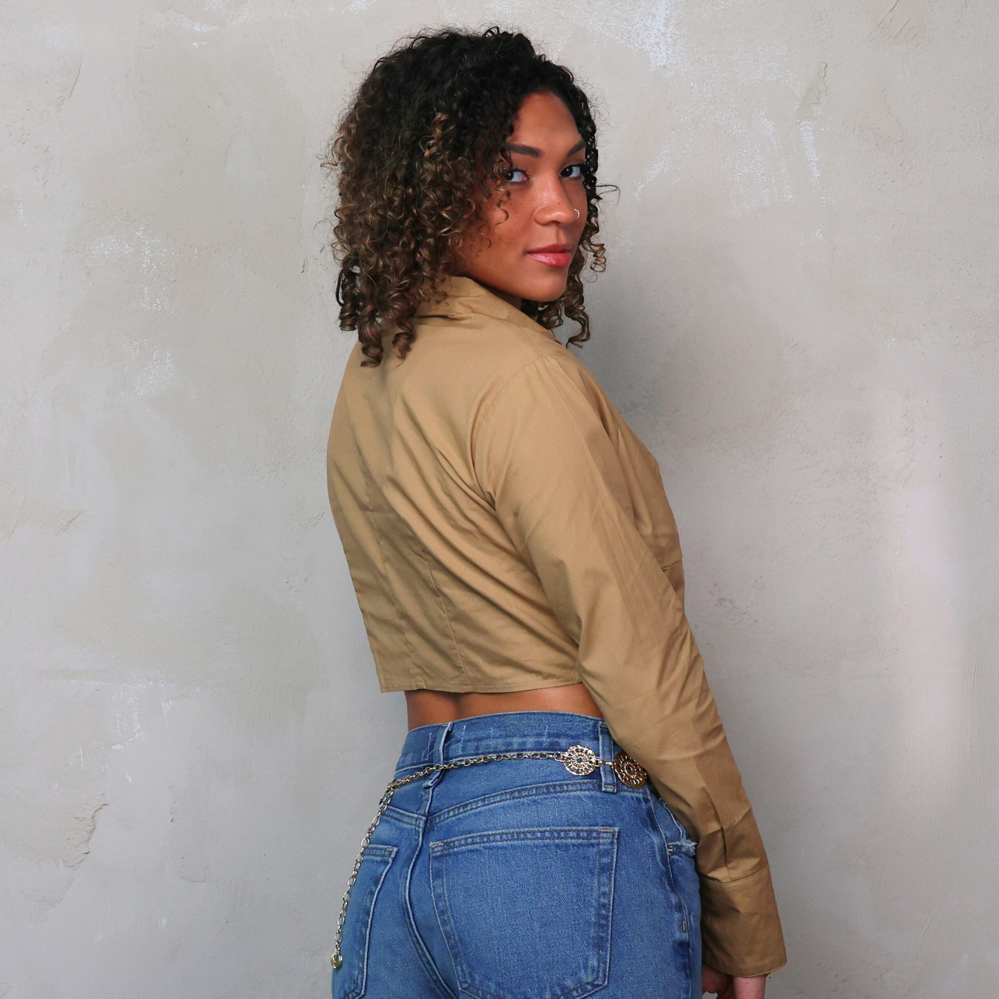 Sahara Cropped Blouse