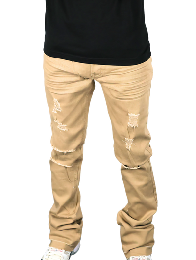 Men's Slim Fit Flared Jeans