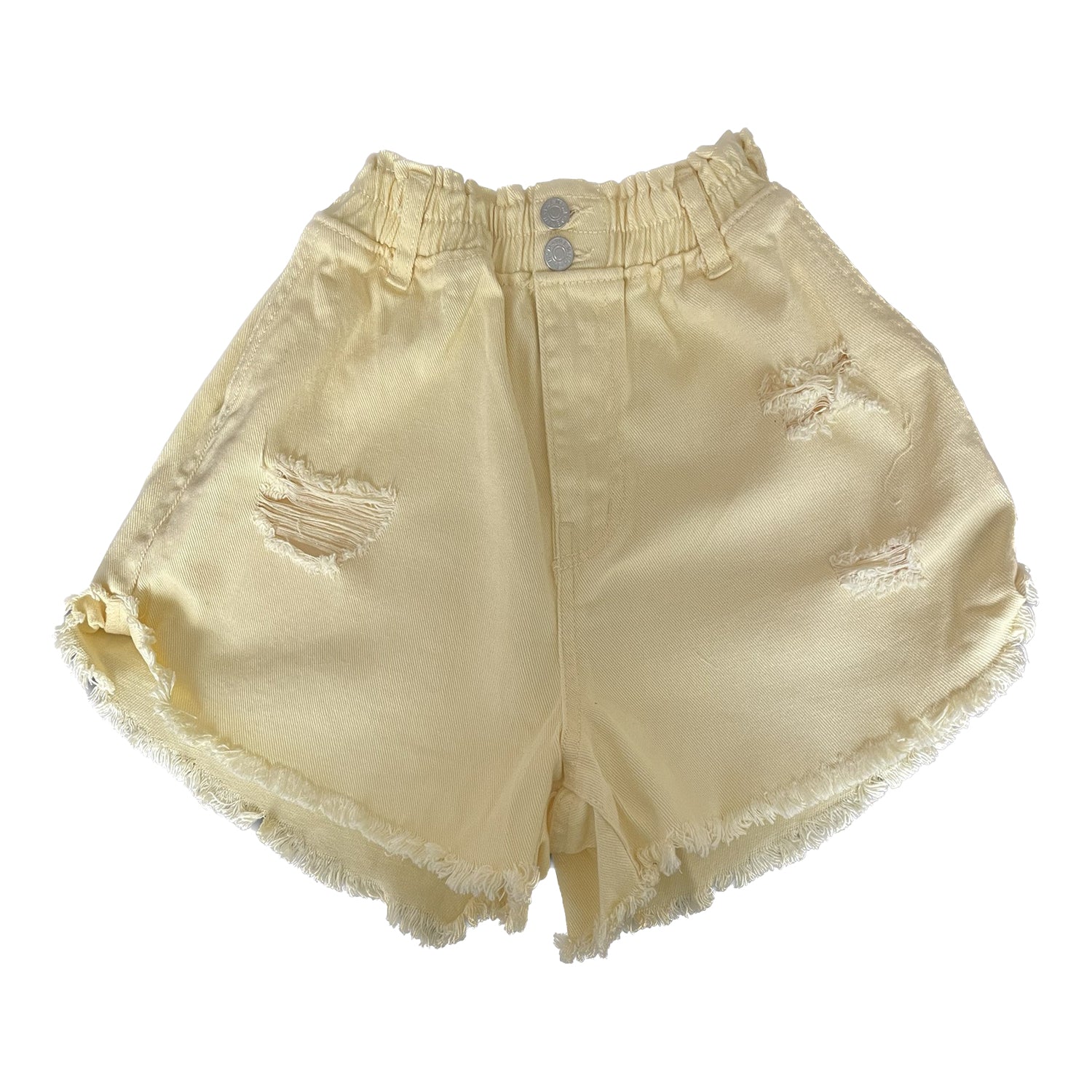 Womens Frayed Denim Shorts 