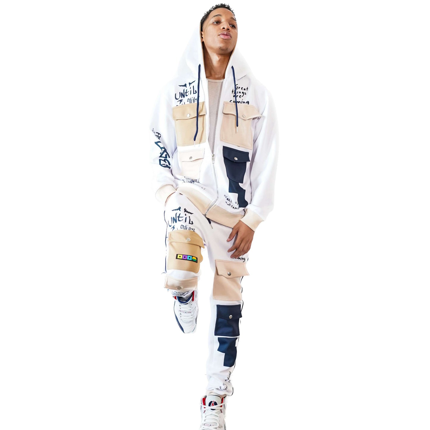 mens urban streetwear sweatsuit