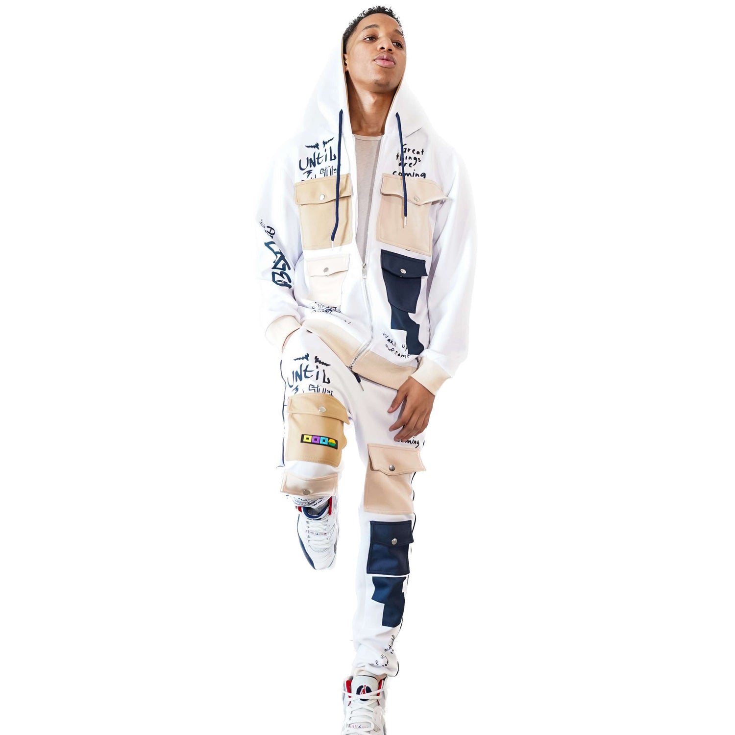 mens urban streetwear sweatsuit