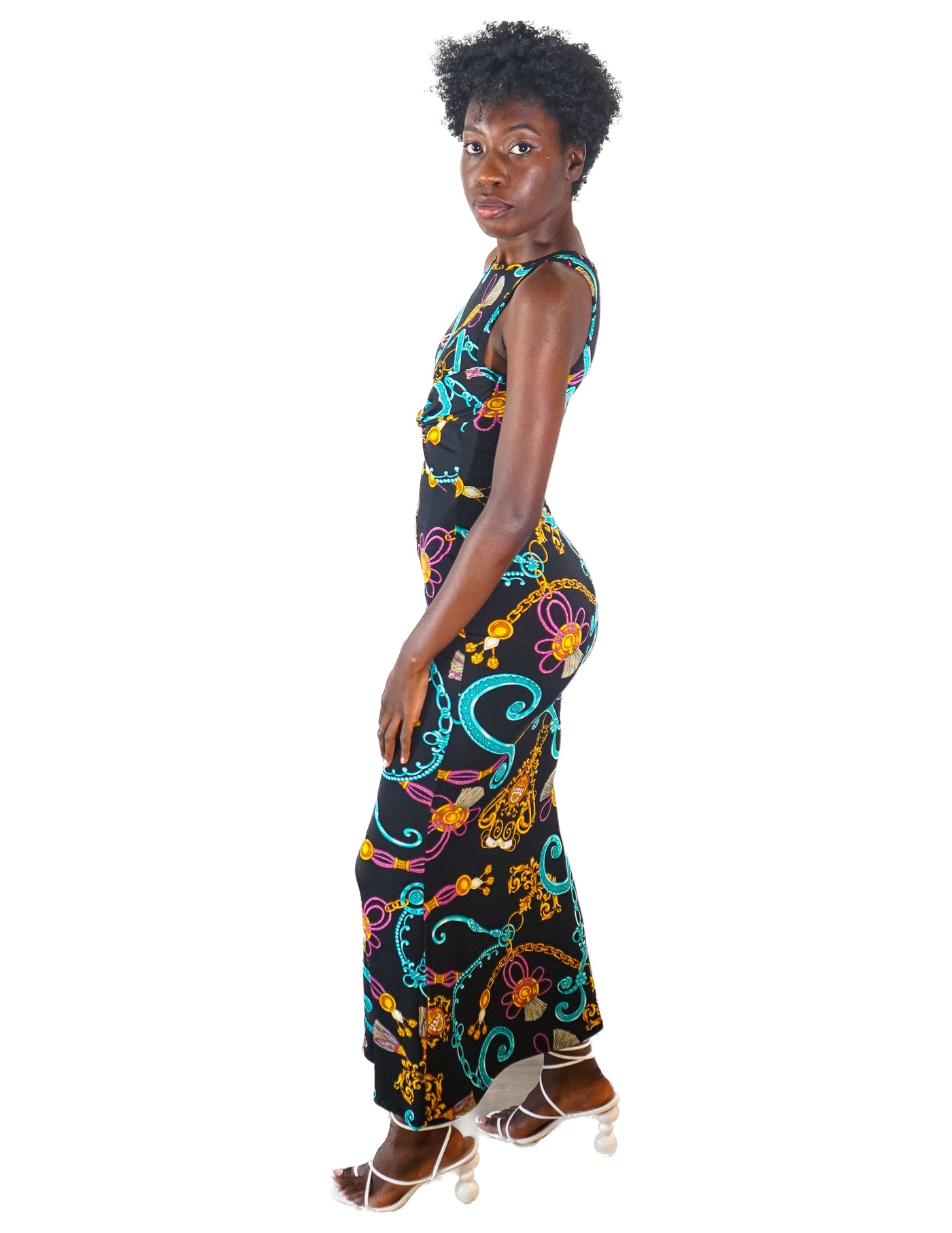 modern women's maxi dress
