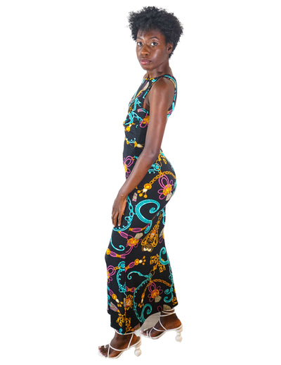 modern women's maxi dress